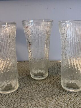 Vintage Jeannette Glass Finlandia - Set of 3